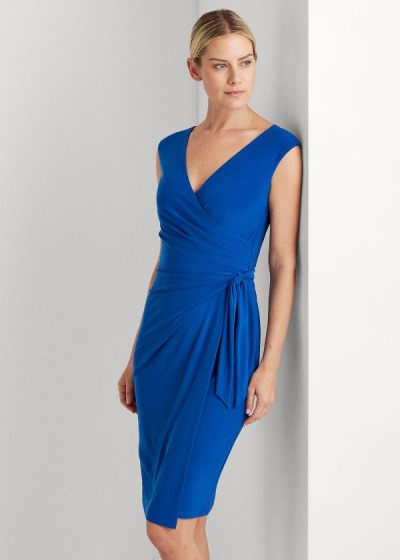 Vestido Ralph Lauren Jersey Wrap-Style Mulher 43290-LAQK